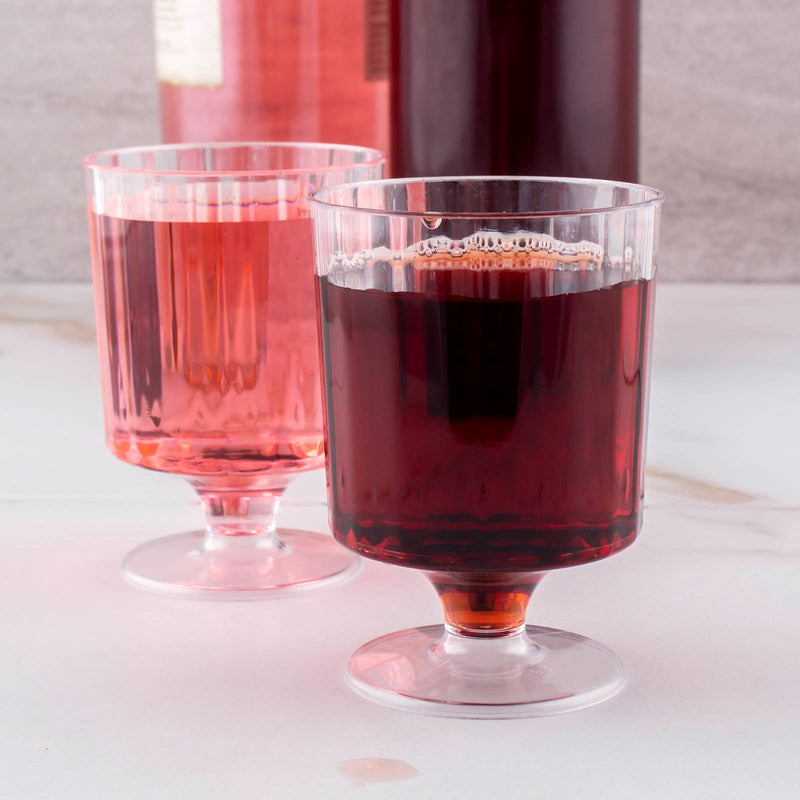 Wine Stem Glasses - Clear - 5oz - 10ct.