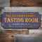 CUSTOMIZABLE Wood Plaque Sign - TASTING ROOM - Color Options