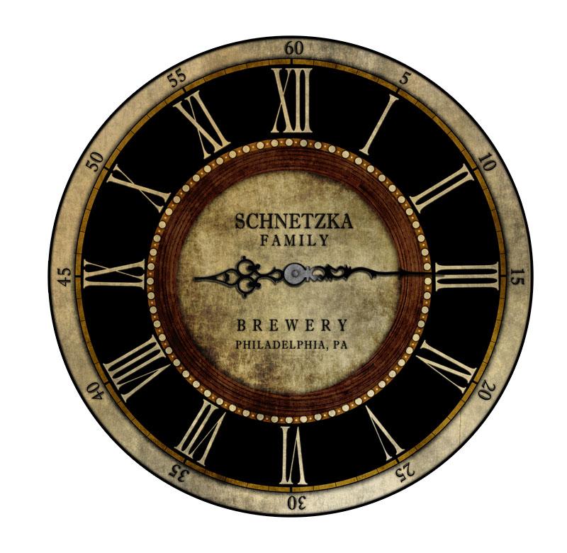 CUSTOMIZE - Rustic Wooden Clock - Brewery - Multiple Sizes
