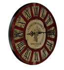 CUSTOMIZE - Rustic Wooden Clock - Wine Theme - Multiple Sizes