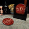 Customizable Wooden Coasters - Brewing Company - Round - Set of 4