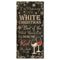 WHITE CHRISTMAS - CUSTOMIZABLE Large Wooden Bar Sign - 11 3/4" x 23 3/4"