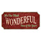 The Most Wonderful Time of the Year Vintage Wooden Christmas Sign