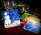 Cork Bottom Coasters - Christmas Theme