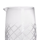 BarConic® Stemmed Diamond Pattern Mixing Glass - 30 ounce