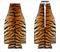 Zipper Style Bottle Coozie -Tiger Layouit