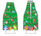 Zipper Bottle Coozie - Christmas Tree - Layout